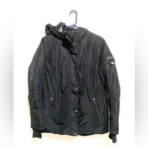 Obermeyer Thermal Black Winter Ski Jacket Coat Insulated 10 EUC